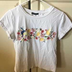 embroidered tee